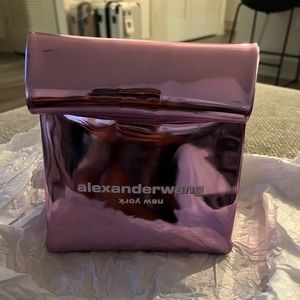 Brand new Alexander wang lunch bag clutch sweet lilac